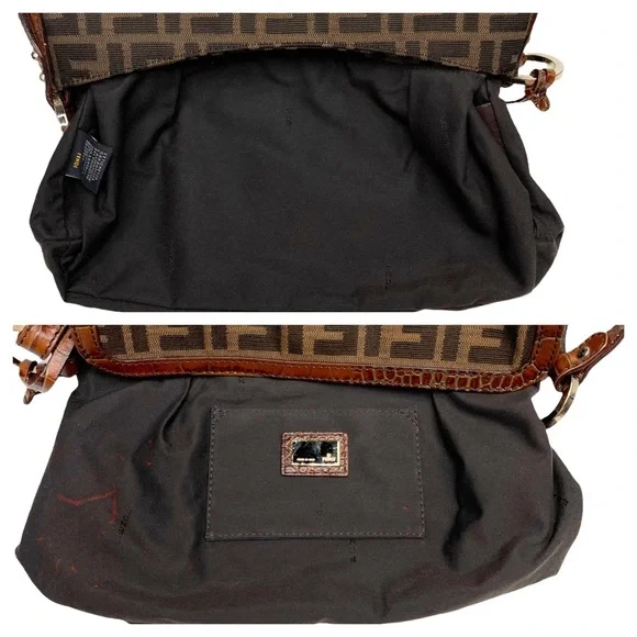 Fendi Zucca Small Chef Shoulder Bag - Picture 13 of 17